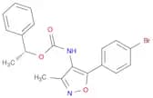 [5-(4-Bromophenyl)-3-methylisoxazol-4-yl]carbamic acid(R)-1-phenylethyl ester