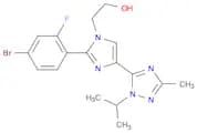 1H-Imidazole-1-ethanol, 2-(4-bromo-2-fluorophenyl)-4-[3-methyl-1-(1-methylethyl)-1H-1,2,4-triazol-…
