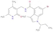 1H-Indole-4-carboxamide, 6-bromo-N-[(1,2-dihydro-4,6-dimethyl-2-oxo-3-pyridinyl)methyl]-3-methyl-1…