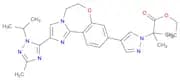 1H-Pyrazole-1-acetic acid, 4-[5,6-dihydro-2-[3-methyl-1-(1-methylethyl)-1H-1,2,4-triazol-5-yl]imid…