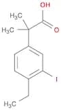 2-(4-Ethyl-3-iodophenyl)-2-methylpropanoic acid