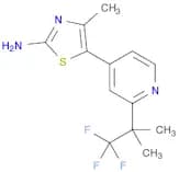 2-Thiazolamine, 4-methyl-5-[2-(2,2,2-trifluoro-1,1-dimethylethyl)-4-pyridinyl]-