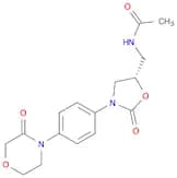 Acetamide, N-[[(5S)-2-oxo-3-[4-(3-oxo-4-morpholinyl)phenyl]-5-oxazolidinyl]methyl]-