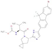 Carbamic acid, N-​[(1S)​-​1-​[[(6S)​-​6-​[5-​(7-​bromo-​9,​9-​difluoro-​9H-​fluoren-​2-​yl)​-​1H-​…