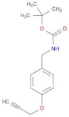 Carbamic acid, N-[[4-(2-propyn-1-yloxy)phenyl]methyl]-, 1,1-dimethylethyl ester