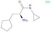 (2S)-2-amino-3-cyclopentyl-N-cyclopropylpropanamide hydrochloride