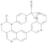 2-methyl-2-{4-[2-oxo-9-(quinolin-3-yl)-4H-[1,3]oxazino[5,4-c]quinolin-1-yl]phenyl}propanenitrile