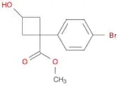 Methyl 1-(4-bromophenyl)-3-hydroxycyclobutanecarboxylate