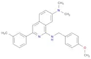N1-(4-methoxybenzyl)-N7,N7-dimethyl-3-(m-tolyl)isoquinoline-1,7-diamine