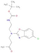 tert-Butyl 2-((5-chlorobenzo[d]oxazol-2-yl)(3-oxobutyl)amino)ethylcarbamate
