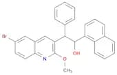 2-(6-bromo-2-methoxyquinolin-3-yl)-1-(naphthalen-1-yl)-2-phenylethanol