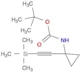tert-Butyl (1-((trimethylsilyl)ethynyl)cyclopropyl)carbamate