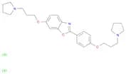 6-(3-pyrrolidin-1-ylpropoxy)-2-[4-(3-pyrrolidin-1-ylpropoxy)phenyl]-1,3-benzoxazole dihydrochloride