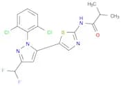 N-(5-(1-(2,6-Dichlorophenyl)-3-(difluoromethyl)-1H-pyrazol-5-yl)thiazol-2-yl)isobutyramide