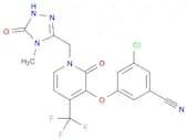 3-Chloro-5-[[1-[(4,5-dihydro-4-methyl-5-oxo-1H-1,2,4-triazol-3-yl)methyl]-1,2-dihydro-2-oxo-4-(tri…