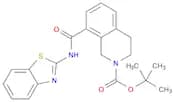 2(1H)-Isoquinolinecarboxylic acid, 8-[(2-benzothiazolylamino)carbonyl]-3,4-dihydro-, 1,1-dimethyle…