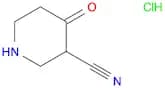 4-Oxopiperidine-3-carbonitrile, HCl
