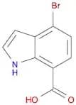 1H-Indole-7-carboxylic acid, 4-broMo-