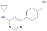 [1-(6-Cyclopropylamino-pyrimidin-4-yl)-piperidin-4-yl]-methanol