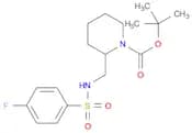 2-[(4-Fluoro-benzenesulfonylamino)-methyl]-piperidine-1-carboxylic acid tert-butyl ester