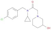 N-(4-Chlorobenzyl)-N-cyclopropyl-2-(3-hydroxypiperidin-1-yl)acetamide