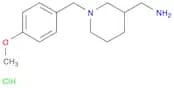 1-(4-Methoxybenzyl)-N-methylpiperidin-3-amine hydrochloride