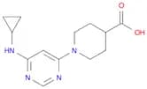 1-(6-(Cyclopropylamino)pyrimidin-4-yl)piperidine-4-carboxylic acid