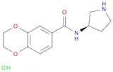 2,3-Dihydro-benzo[1,4]dioxine-6-carboxylic acid (R)-pyrrolidin-3-ylamide hydrochloride