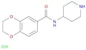 2,3-Dihydro-benzo[1,4]dioxine-6-carboxylic acid piperidin-4-ylamide hydrochloride