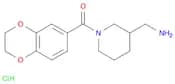 (3-Aminomethyl-piperidin-1-yl)-(2,3-dihydro-benzo[1,4]dioxin-6-yl)-methanone hydrochloride
