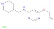6-Ethoxy-N-(piperidin-4-ylmethyl)pyrimidin-4-amine hydrochloride