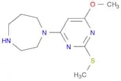 1-(6-Methoxy-2-methylsulfanyl-pyrimidin-4-yl)-[1,4]diazepane hydrochloride