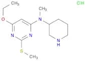 (6-Ethoxy-2-methylsulfanyl-pyrimidin-4-yl)-methyl-piperidin-3-yl-amine hydrochloride