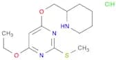 4-Ethoxy-2-methylsulfanyl-6-(piperidin-2-ylmethoxy)-pyrimidine hydrochloride