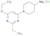 1-(6-Ethoxy-2-methylsulfanyl-pyrimidin-4-yl)-piperidin-4-ylamine hydrochloride