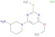 1-(6-Ethoxy-2-methylsulfanyl-pyrimidin-4-yl)-piperidin-3-ylamine hydrochloride