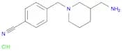 4-((3-(Aminomethyl)piperidin-1-yl)methyl)benzonitrile hydrochloride