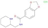 Benzo[1,3]dioxole-5-carboxylic acid (piperidin-2-ylmethyl)-amide hydrochloride