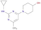 1-(2-Cyclopropylamino-6-methyl-pyrimidin-4-yl)-piperidin-4-ol