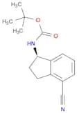 (S)-tert-butyl (4-cyano-2,3-dihydro-1H-inden-1-yl)carbamate