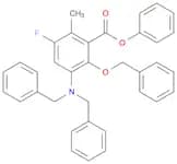 2-Benzyloxy-3-dibenzylaMino-5-fluoro-6-Methyl-benzoic acid phenyl ester