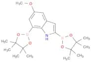 5-Methoxyindole--2,7-diboronic acid, pinacol ester