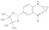 N-Cyclopropyl-2-nitro-4-(4,4,5,5-tetramethyl-1,3,2-dioxaborolan-2-yl)aniline