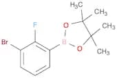 2-(3-Bromo-2-fluoro-phenyl)-4,4,5,5-tetramethyl-[1,3,2]dioxaborolane