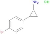Cyclopropanamine, 2-​(4-​bromophenyl)​-​, hydrochloride (1:1)