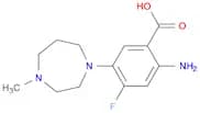 2-Amino-4-fluoro-5-(hexahydro-4-methyl-1H-1,4-diazepin-1-yl)benzoic acid