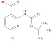 2-(tert-Butoxycarbonylamino)-6-chloronicotinic acid