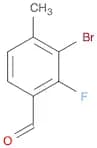 3-​Bromo-​2-​fluoro-​4-​methylbenzaldehyde