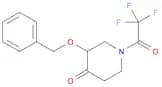 3-(Benzyloxy)-1-(2,2,2-trifluoroacetyl)piperidin-4-one