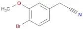 2-(4-Bromo-3-methoxyphenyl)acetonitrile